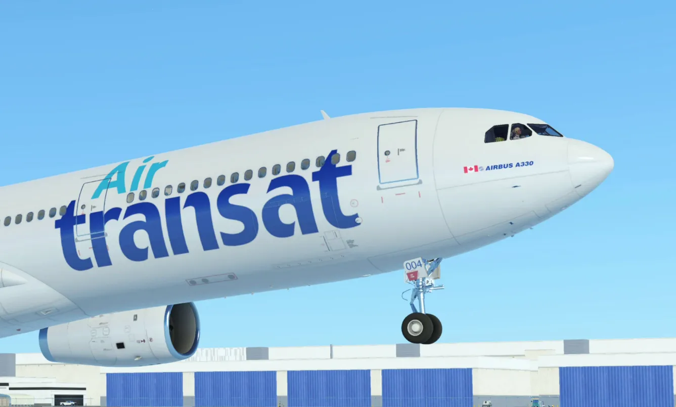 Air Transat Airbus A330 on Ground